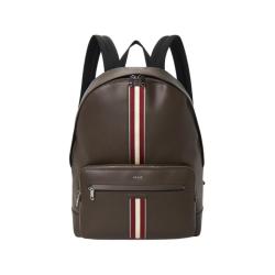 BALLY 男式品牌徽标拉链开合双肩包