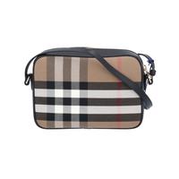 BURBERRY 经典格纹大号相机包