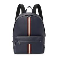 BALLY 男式品牌徽标拉链开合双肩包