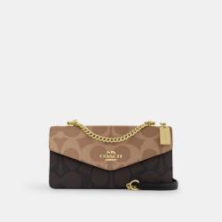 COACH 拼色经典标志KLARE信封型女款斜挎包