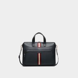 BALLY 字母Logo标识 斜跨手提商务公文包