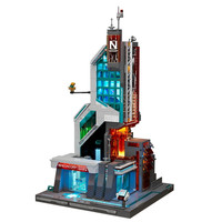 Lumibricks 灯搭 赛博朋克霓虹城系列 17011 数据科技大楼