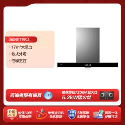 海尔 大吸力 抽油烟机  浅灰色