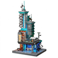 Lumibricks 灯搭 赛博朋克霓虹城系列 17010 数据工作站