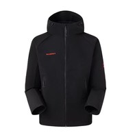 MAMMUT 防风防泼水 男士软壳夹克  S，M，L，XL，XS 黑色