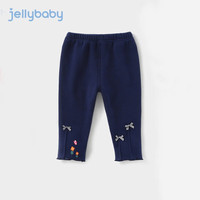JELLYBABY 女童加绒打底裤 宝蓝 80cm