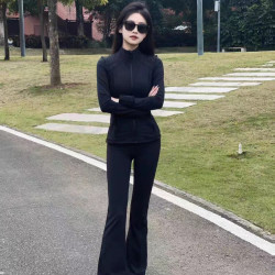TITARR lulu高级感瑜伽外套女普拉提训练跑步运动套装速干上衣瑜珈服