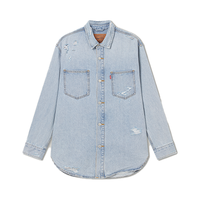 Levi's 0017E 宽松破洞 男士牛仔夹克