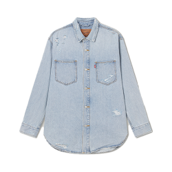 Levi's 0017E 宽松破洞 男士牛仔夹克