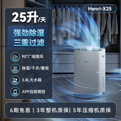 PUREST 除湿机家用室内除湿器卧室客厅抽湿机干燥智能抽湿神器X25P