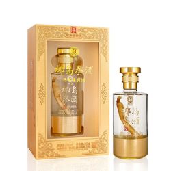椰岛 参酒 马年生肖酒 52度 500ml*1瓶  礼盒装