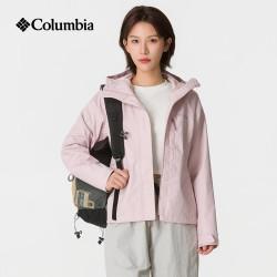 Columbia 26秋冬新品冲锋衣女户外运动拒水防风透气连帽单层夹克外套WR0533 618 S