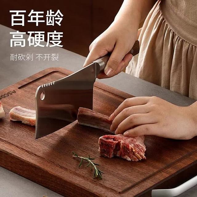 SHIMEI进口乌檀木菜板 双面可用 百年龄 中号-双面乌檀木