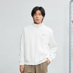 匹克 运动外套春季时尚舒适百搭潮流运动户外休闲简约立领纯色外套男