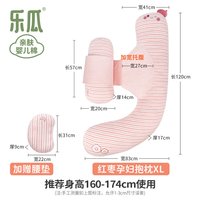 乐瓜 莲子孕妇枕护腰侧睡托腹女生夹腿睡觉抱枕孕期u型腰枕侧卧枕
