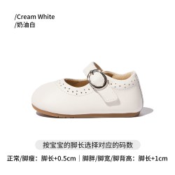 woolly kids Woollykids小羊沃利奥菲莉娅透气真皮童鞋低帮女宝小童软底学步鞋