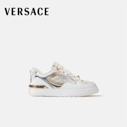 VERSACE 男士Biggie Basket金属质感运动鞋