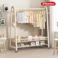全品屋 衣架落地立式衣帽架挂衣架卧室专用晾衣架挂衣服高级置物架V单100
