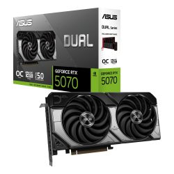 华硕 双 GeForce RTX 5070 12GB GDDR7 OC 版游戏显卡(双风扇）