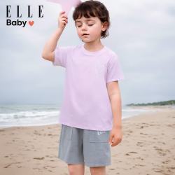 ELLE BABY 速干纯色短袖