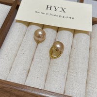 品营 香槟色 珠珠耳扣 耳环