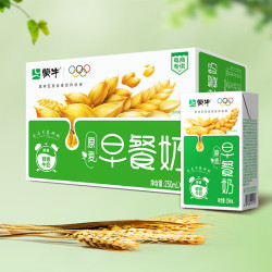 蒙牛 早餐原麦牛奶 250ml*16盒