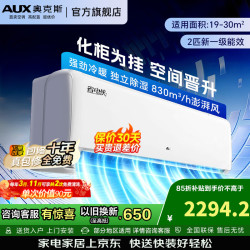 奥克斯 空调 省电侠 2匹 新一级能效变频冷暖 铜管空调挂机客厅节能防直吹