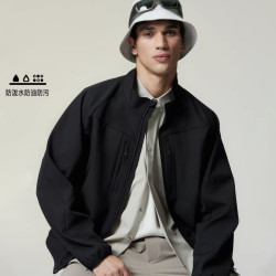 杰克琼斯 AIZAWA联名 男装保暖棉服外套