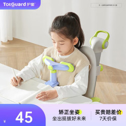 护童 坐姿矫正器写字姿势小桌面款儿童防近视纠正器书桌支架 冰川蓝