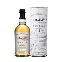 百富 BALVENIE/百富12年单桶 700ml苏格兰单一麦芽威士忌酒海外版有码