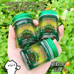 海布森 家庭护理青草膏四季可用户外家居常备清凉薄荷清凉膏成人通用 1瓶装（50g）