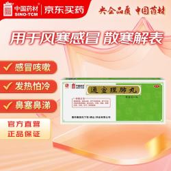 中国药材 通宣理肺丸 6g*10丸/盒 风寒感冒咳嗽发热头痛鼻塞流涕肢体酸痛