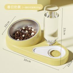 others 其他 狗盆狗碗猫碗双碗防打翻自动饮水食盆狗狗碗猫咪水碗饭盆宠物用品