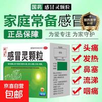 桐岭堂 [桐岭堂]感冒灵颗粒 10g*6袋 1盒装 正品感冒冲剂 感冒药鼻塞流鼻涕打喷嚏 治流行性感冒头痛发