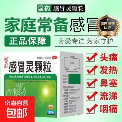 桐岭堂 [桐岭堂]感冒灵颗粒 10g*6袋 1盒装 正品感冒冲剂 感冒药鼻塞流鼻涕打喷嚏 治流行性感冒头痛发