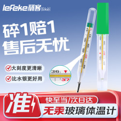 秝客 无汞体温计大号儿童成人老人腋下体温计水银体温计平替