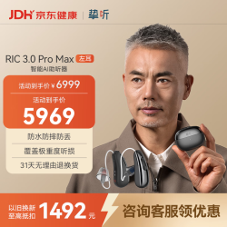 挚听 RIC式助听器极重度听损老年人远程验配大功率RIC3.0ProMax左耳