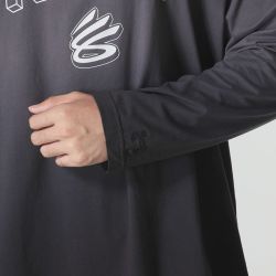 安德玛UA正品男装长袖T恤渐变复古运动服圆领休闲上衣6012754-