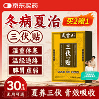 武当山 艾草三伏贴艾灸贴艾草贴关节贴颈椎腰椎贴三伏灸30贴