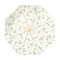 凡羔 双层彩胶抗风 晴雨两用伞