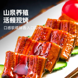 海文铭 日式蒲烧鳗鱼100g烧烤食材海鲜水产烤鳗鱼整春节也送货