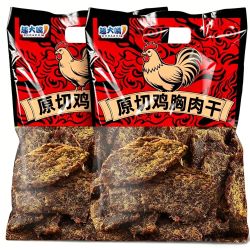 4大提鸡胸肉干健身高蛋白即食解馋风干手撕鸡肉条小包装方便速食