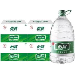 怡宝 饮用水6L*3大桶整箱饮水机家庭办公便宜桶装水纯净水