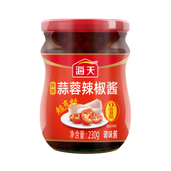 海天 正品海天鲜香蒜蓉辣椒酱230g烧烤生蚝蒜蓉酱蒜泥辣酱蒜蓉扇贝酱
