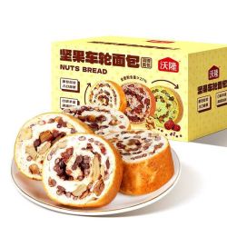 沃隆 全麦坚果车轮面包 1050g