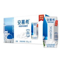 伊利 安慕希 希腊风味酸奶 原味 205g*16盒