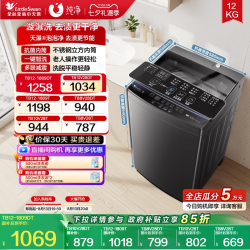 小天鹅 全新免清洗变频系列 TB100V23DB 变频直驱波轮洗衣机 10kg 玄武灰