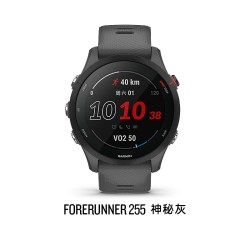 佳明 Forerunner 255 运动智能心率表 神秘灰 45.6mm