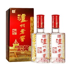 泸州老窖 六年窖头曲52度500ml*2浓香型高度白酒特惠
