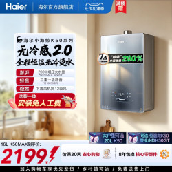 海尔 小海鲸 JSQ31-16K50MAXFU1 燃气热水器 16L